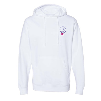 Make It Yours™ 'Smiley Face' Longer Length Hoodie - United Monograms