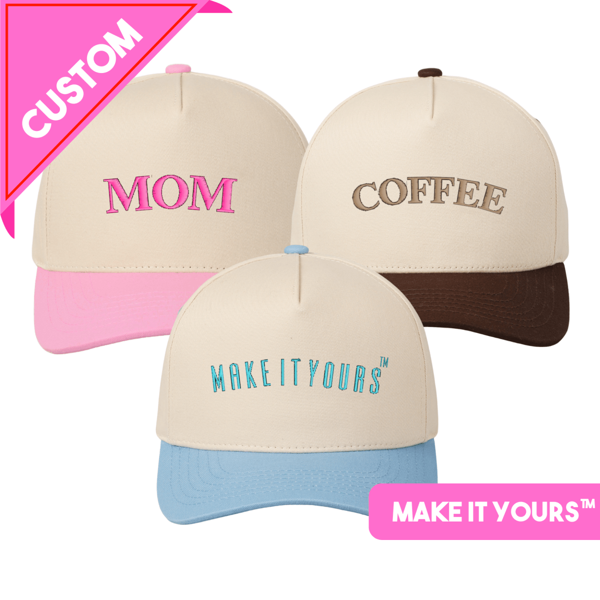 Make It Yours™ Snapback Trucker Hat - United Monograms