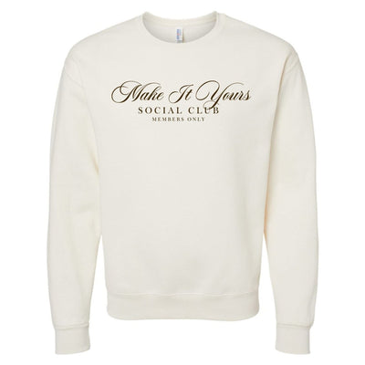 Make It Yours™ 'Social Club' Crewneck Sweatshirt - United Monograms