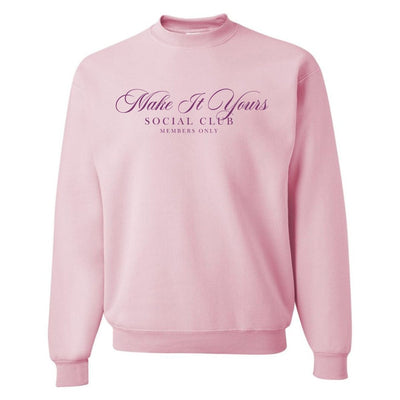 Make It Yours™ 'Social Club' Crewneck Sweatshirt - United Monograms