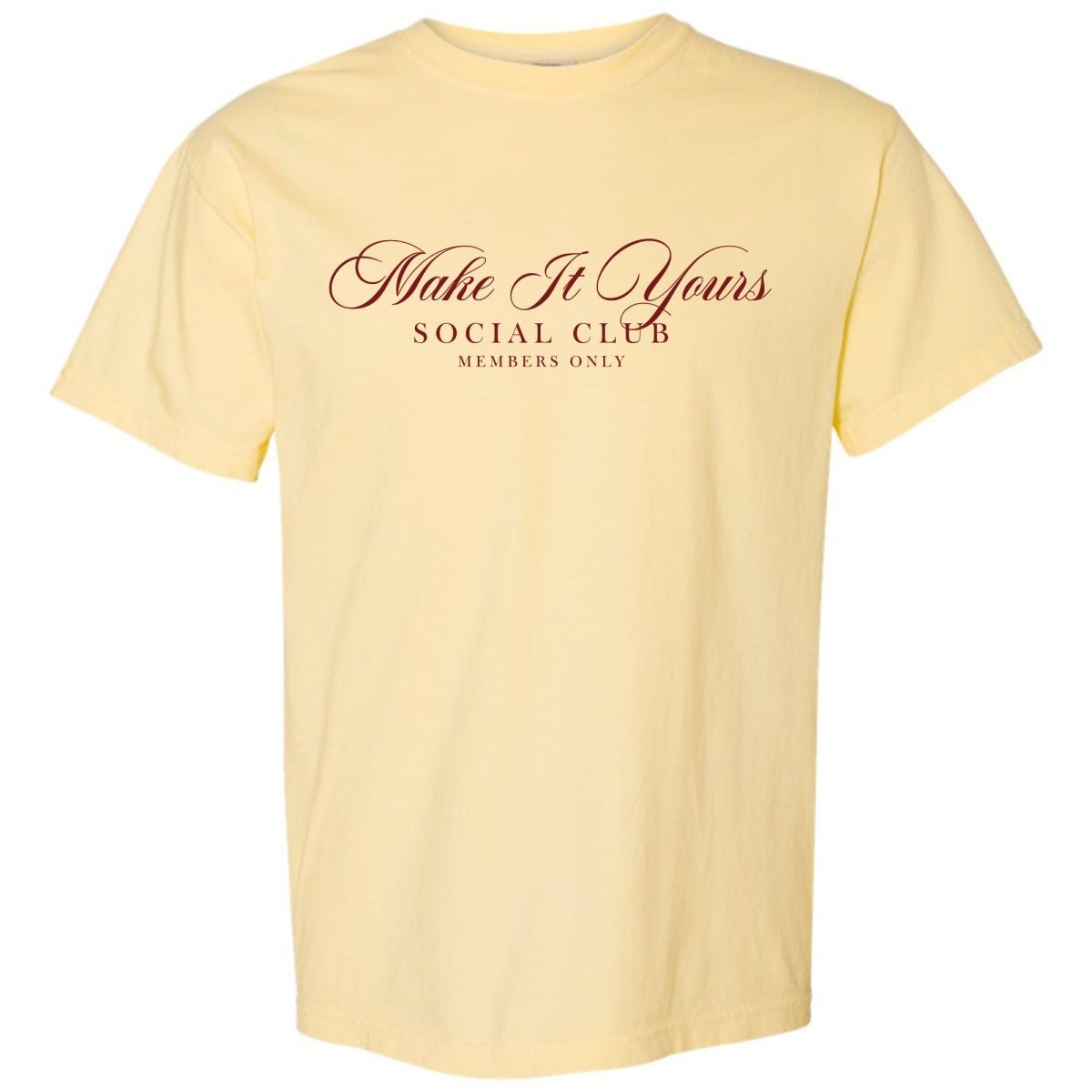 Make It Yours™ 'Social Club' T-Shirt - United Monograms
