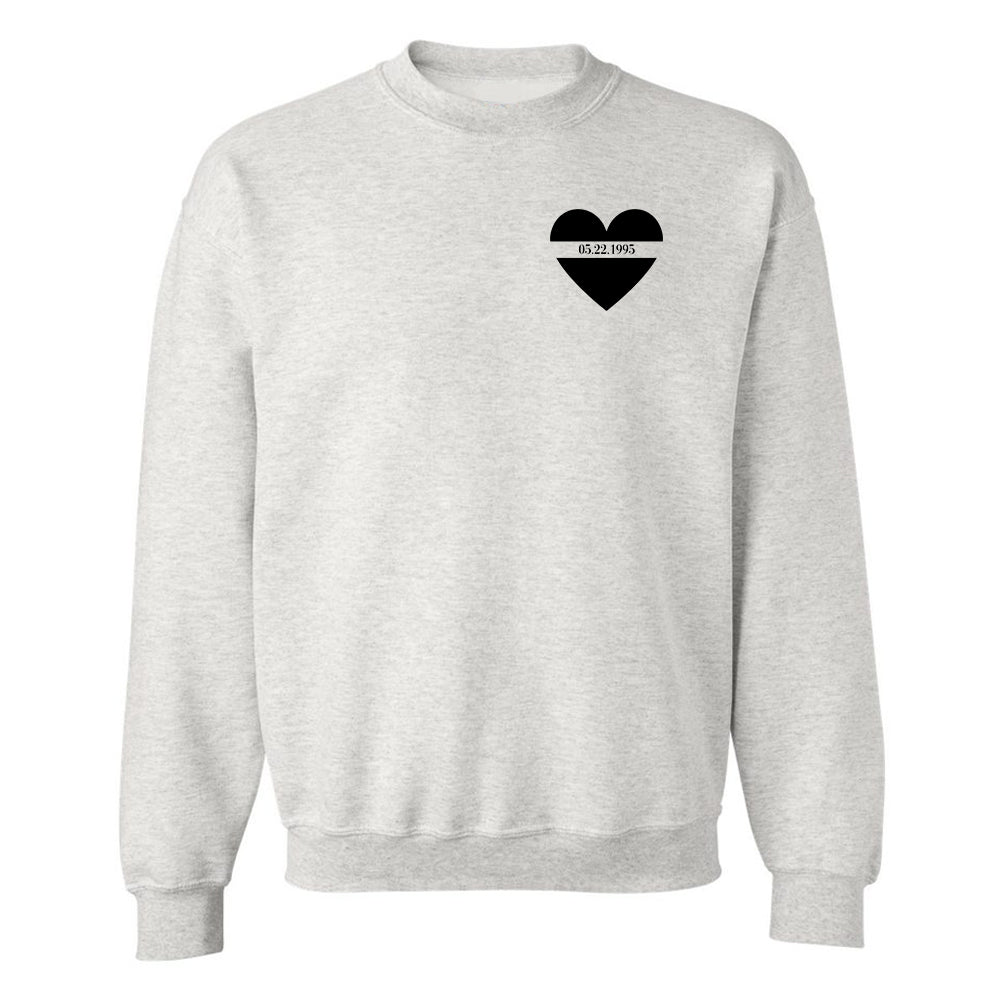 Make It Yours™ 'Special Date' Crewneck Sweatshirt - United Monograms