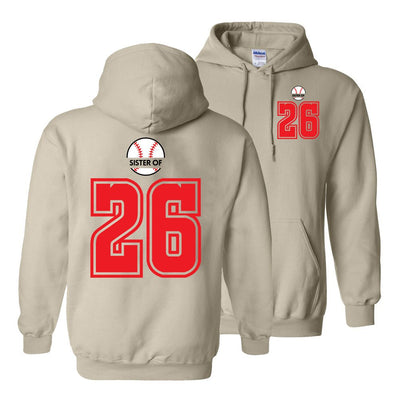Make It Yours™ 'Sports Fan' Front & Back Hoodie - United Monograms