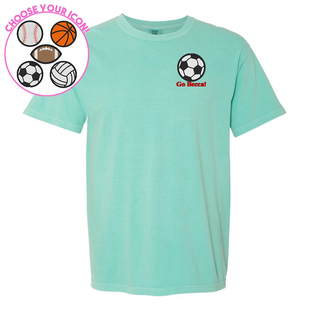 Make It Yours™ Sports Icon Comfort Colors T-Shirt - United Monograms