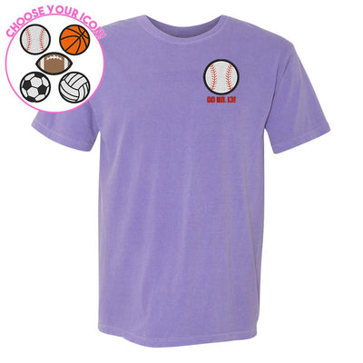 Make It Yours™ Sports Icon Comfort Colors T-Shirt - United Monograms