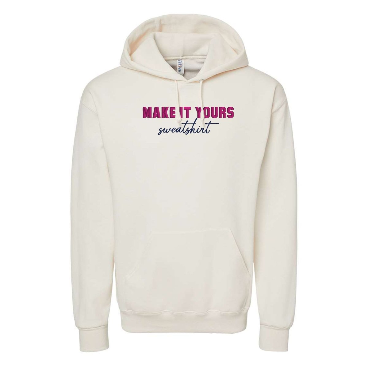 Make It Yours™ 'Sweatshirt' Hooded Sweatshirt - United Monograms