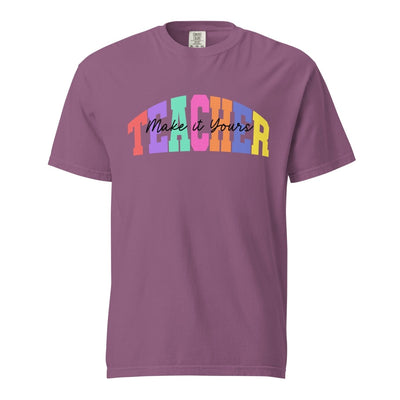 Make It Yours™ 'Teacher Block' T-Shirt - United Monograms