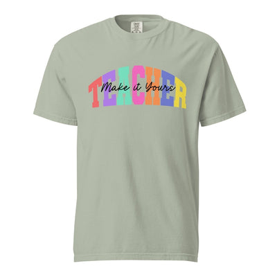 Make It Yours™ 'Teacher Block' T-Shirt - United Monograms