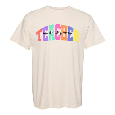 Make It Yours™ 'Teacher Block' T-Shirt - United Monograms