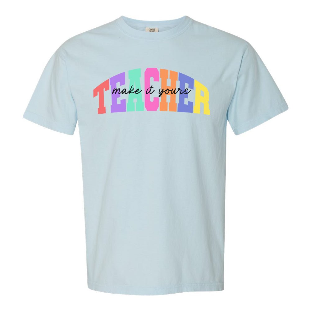 Make It Yours™ 'Teacher Block' T-Shirt - United Monograms