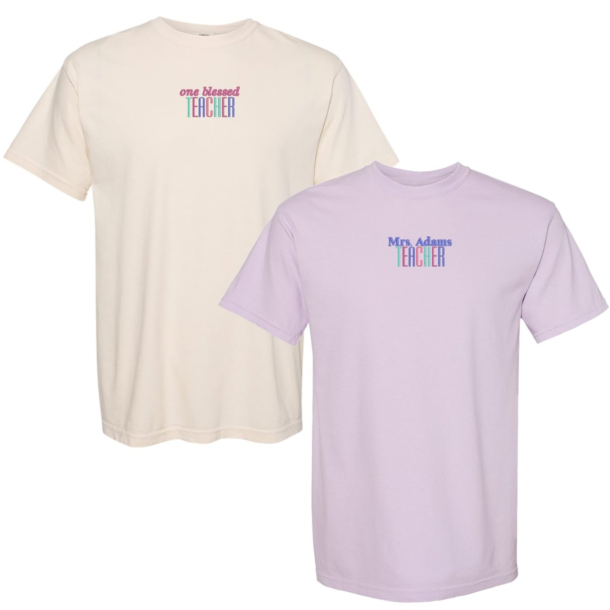 Make It Yours™ Teacher Comfort Colors T-Shirt - United Monograms