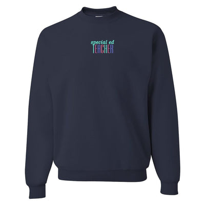 Make It Yours™ Teacher Crewneck Sweatshirt - United Monograms