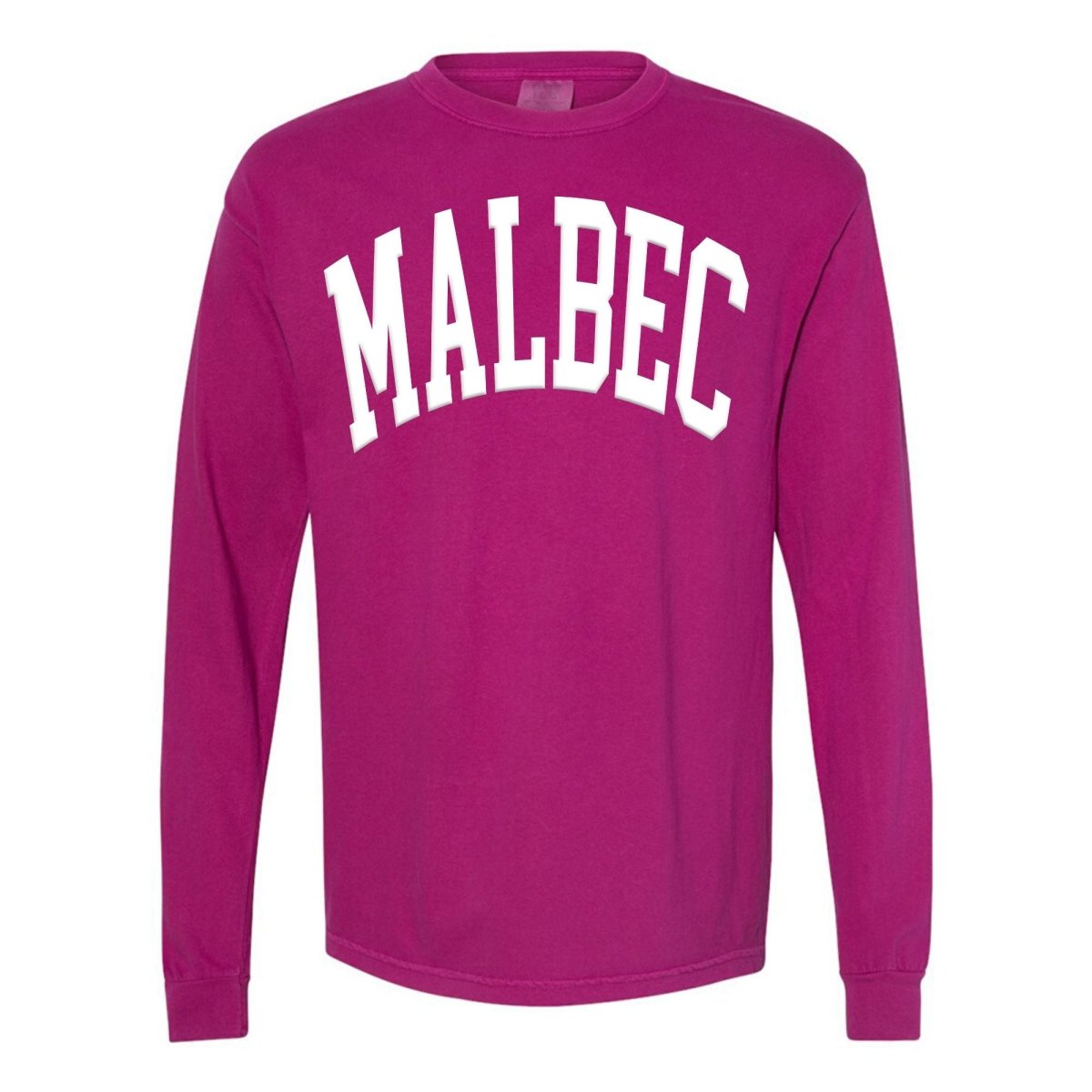 Make It Yours™ 'Wine' PUFF Long Sleeve T-Shirt - United Monograms