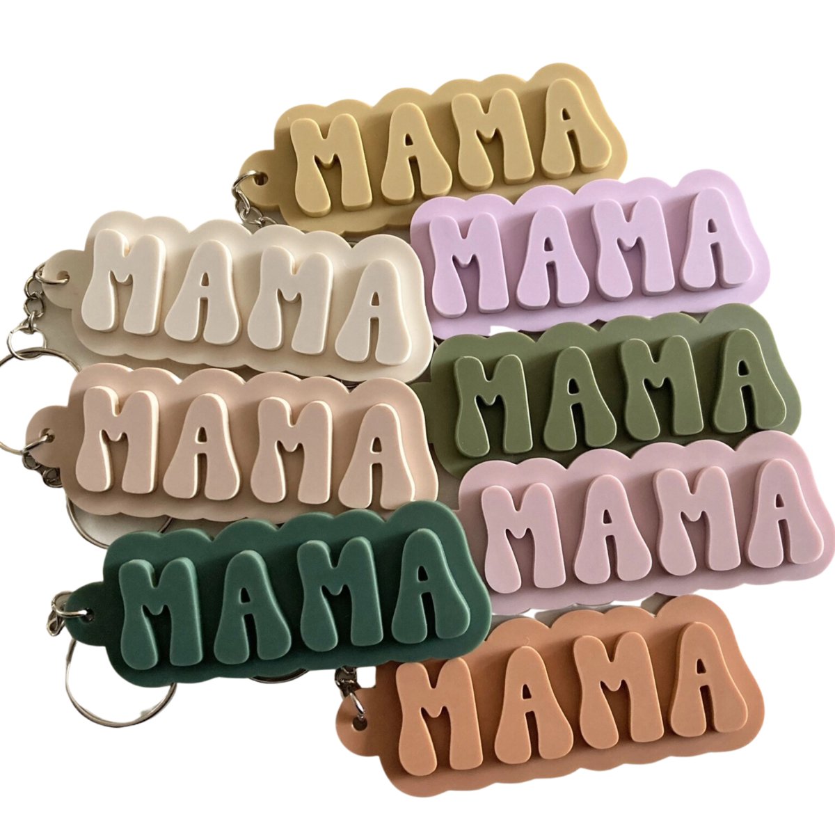 Mama Acrylic Keychain - United Monograms