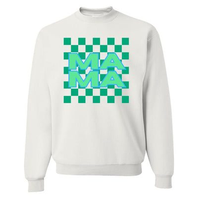 'Mama Check' Crewneck Sweatshirt - United Monograms