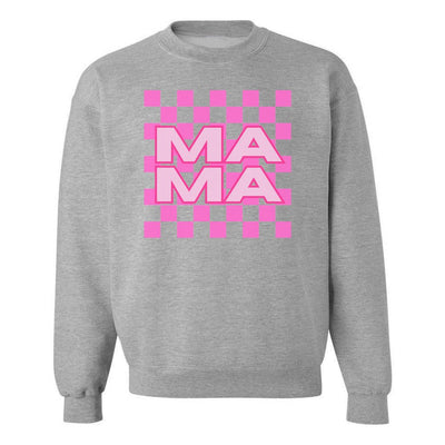 'Mama Check' Crewneck Sweatshirt - United Monograms