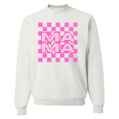 'Mama Check' Crewneck Sweatshirt - United Monograms