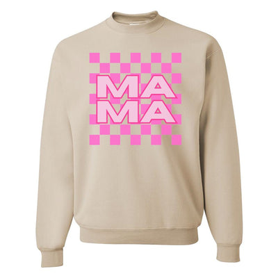 'Mama Check' Crewneck Sweatshirt - United Monograms