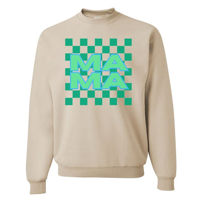 'Mama Check' Crewneck Sweatshirt - United Monograms