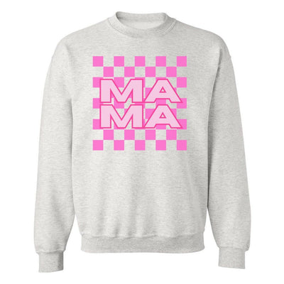 'Mama Check' Crewneck Sweatshirt - United Monograms