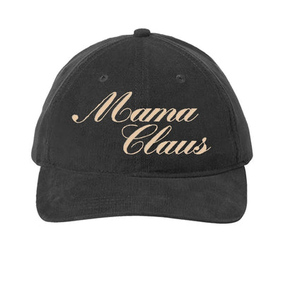 'Mama Claus' Corduroy Baseball Hat - United Monograms