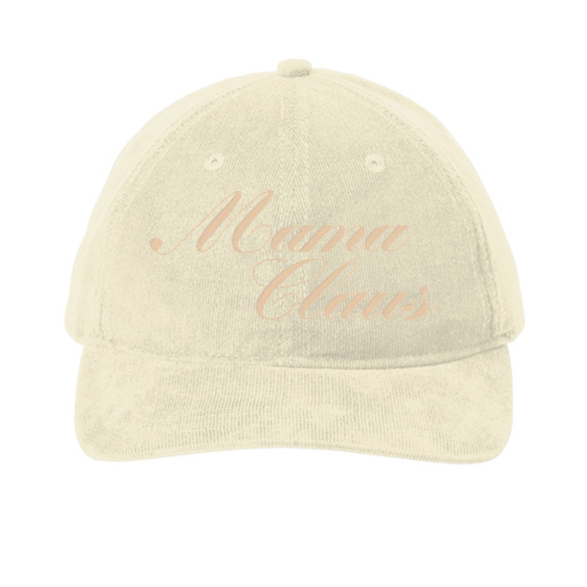 'Mama Claus' Corduroy Baseball Hat - United Monograms