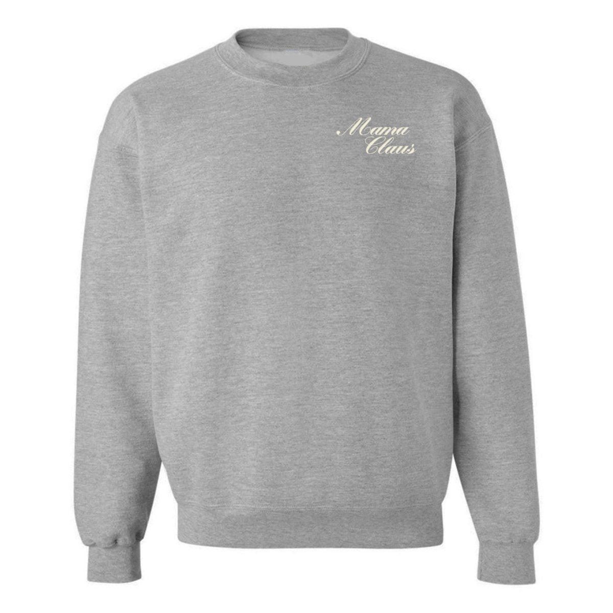 'Mama Claus' Embroidered Crewneck Sweatshirt - United Monograms