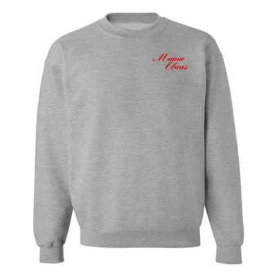 'Mama Claus' Embroidered Crewneck Sweatshirt - United Monograms