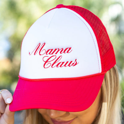 'Mama Claus' Trucker Hat - United Monograms