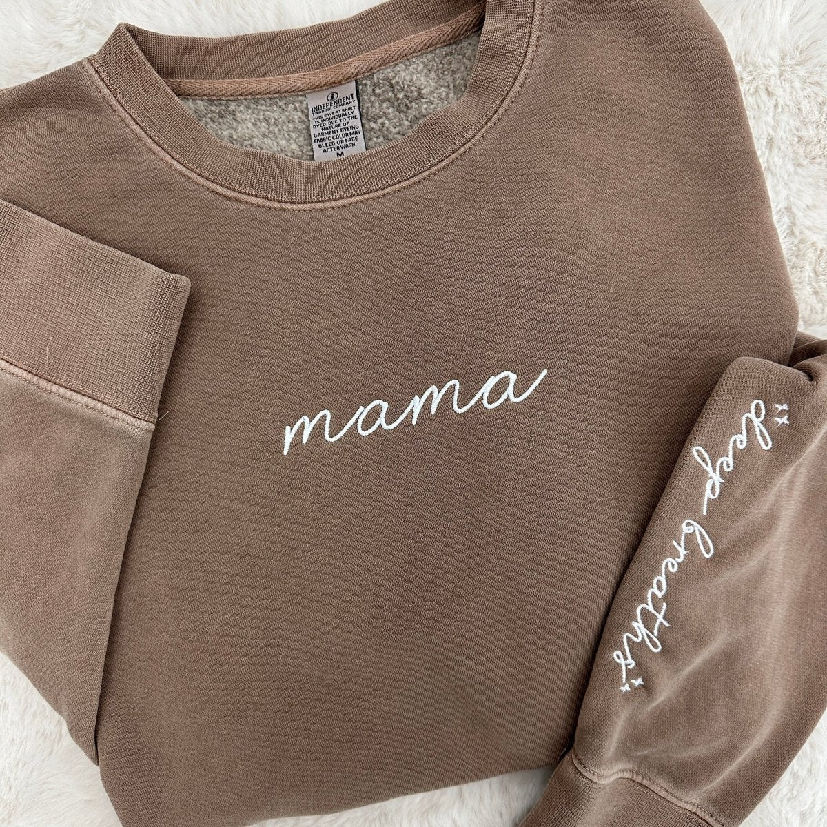 Mama 'Deep Breaths Reminder' Cozy Crew - United Monograms