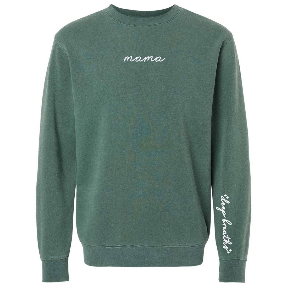 Mama 'Deep Breaths Reminder' Cozy Crew - United Monograms