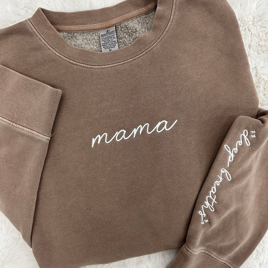 Mama 'Deep Breaths Reminder' Hoodie - United Monograms