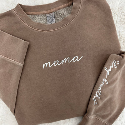 Mama 'Deep Breaths Reminder' Hoodie - United Monograms