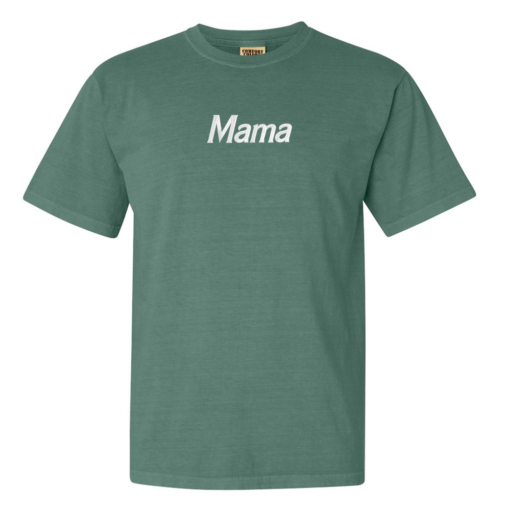 Mama Embroidered Comfort Colors T-Shirt - United Monograms