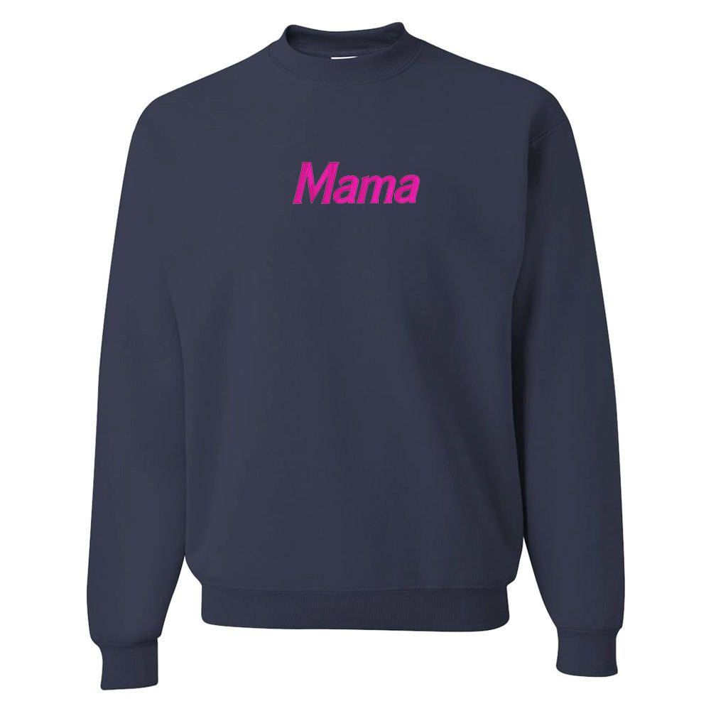 Mama Embroidered Crewneck Sweatshirt - United Monograms