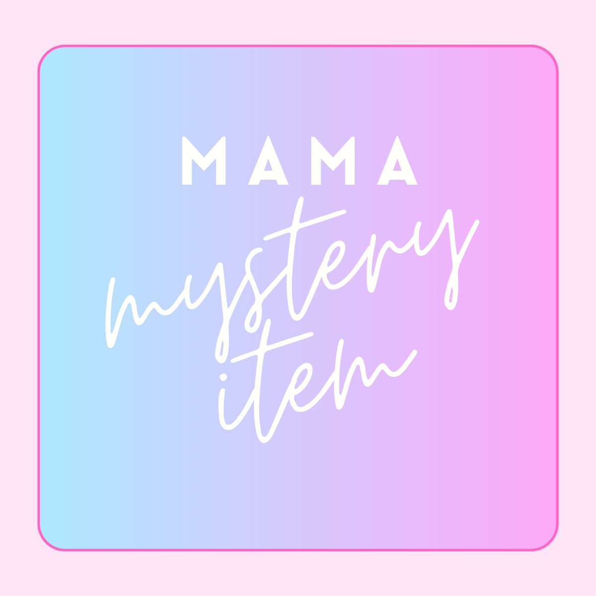 Mama PUFF Mystery Top - United Monograms