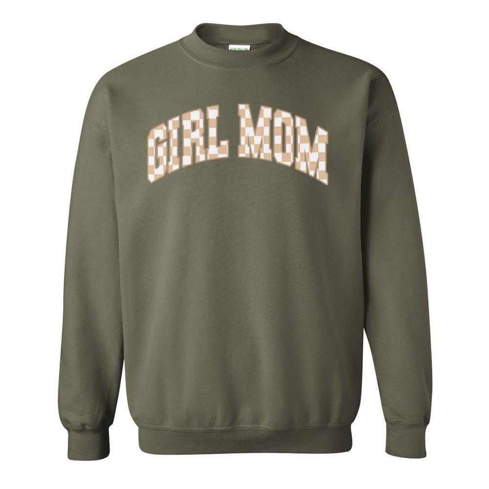 'Mama Tan Check' Crewneck Sweatshirt - United Monograms