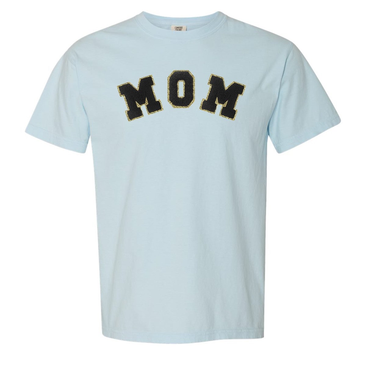Mama/Mom Letter Patch Comfort Colors T-Shirt - United Monograms