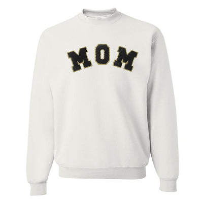 Mama/Mom Letter Patch Crewneck Sweatshirt - United Monograms