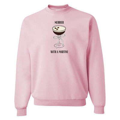 'Merrier With An Espresso Martini' Crewneck Sweatshirt - United Monograms