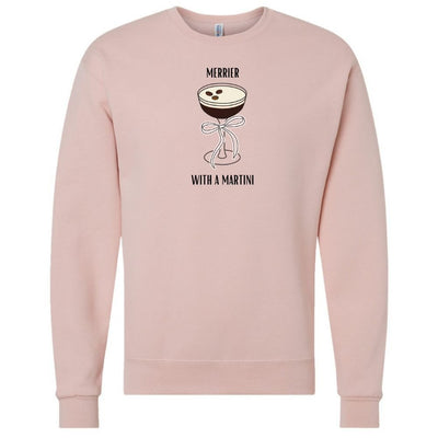 'Merrier With An Espresso Martini' Crewneck Sweatshirt - United Monograms