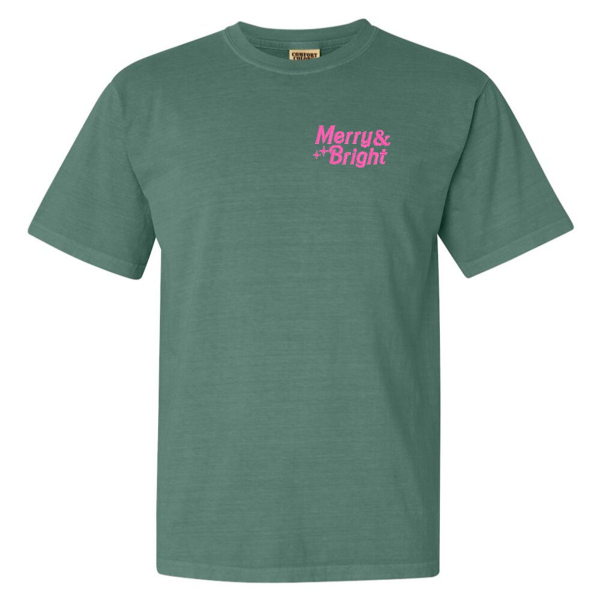 'Merry & Bright' Embroidered Tee - United Monograms