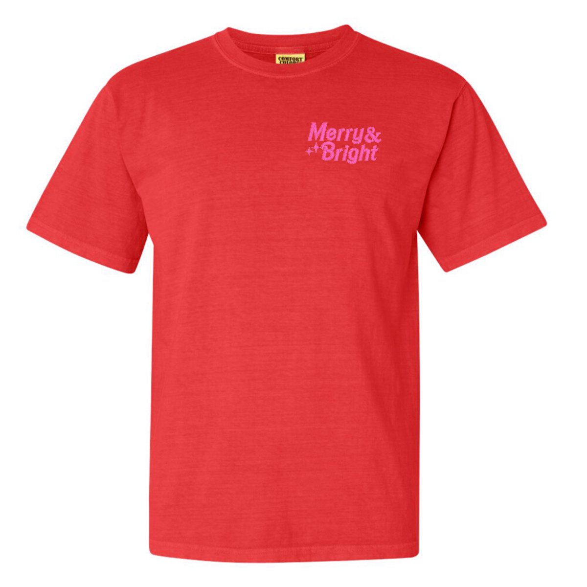 'Merry & Bright' Embroidered Tee - United Monograms