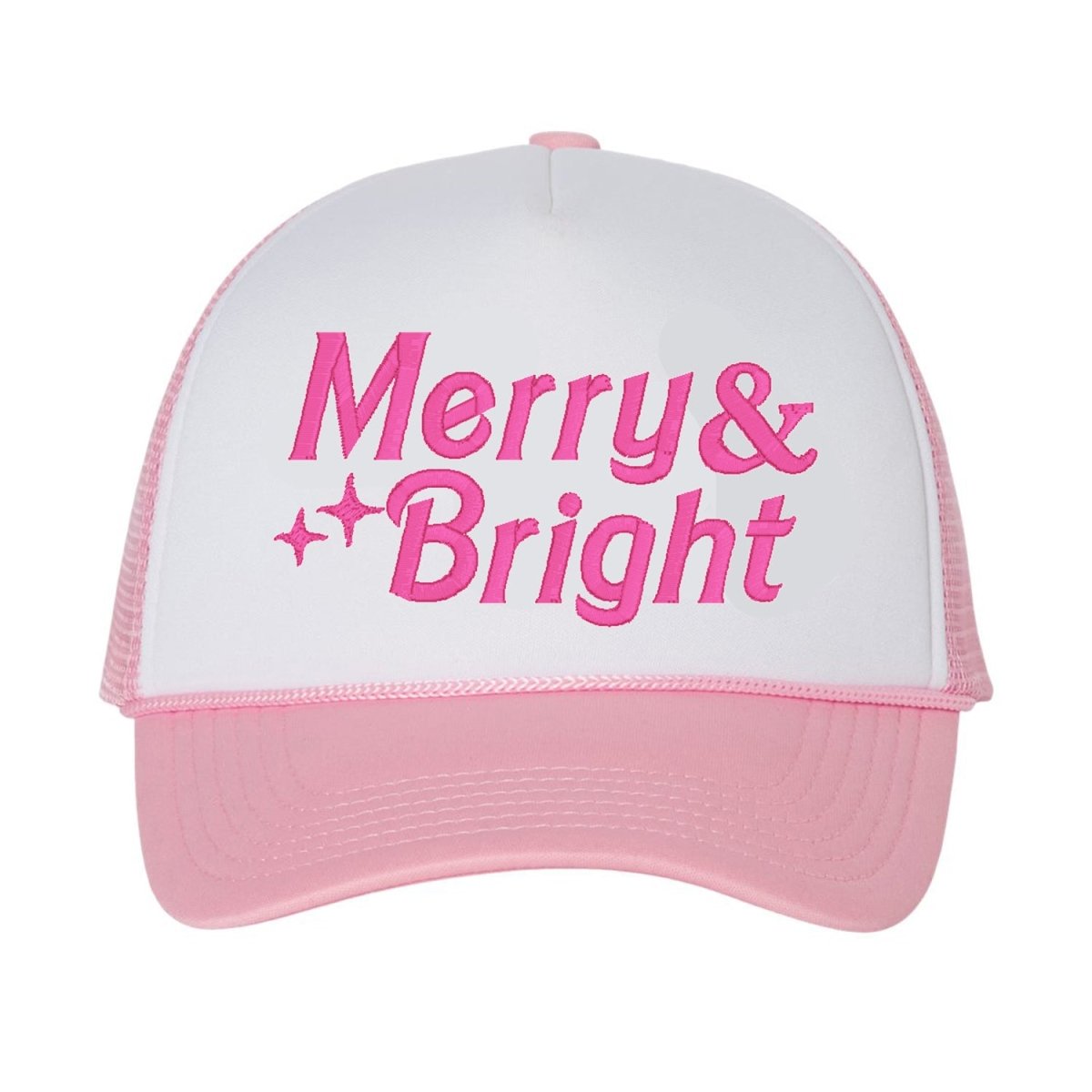 'Merry & Bright' Trucker Hat - United Monograms