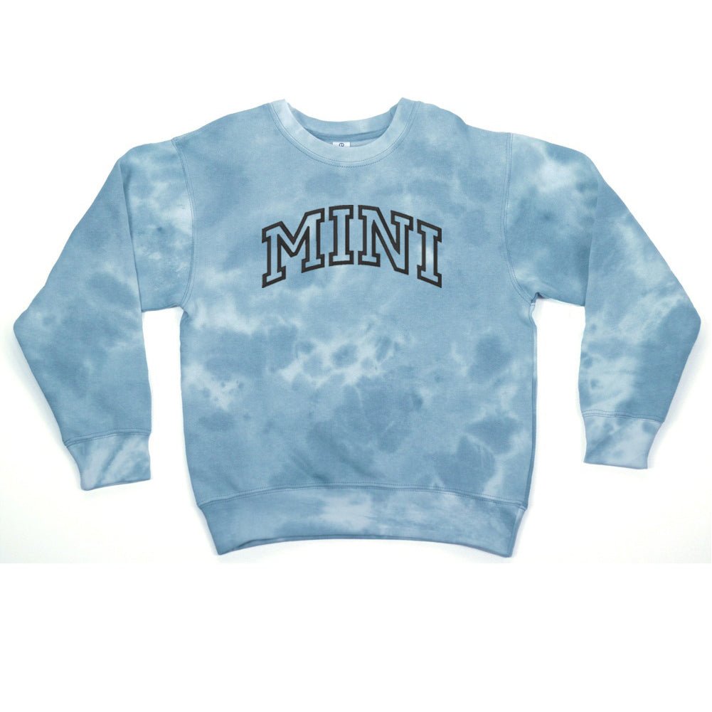 Mini Varsity Tie Dye Fleece Sweatshirt - United Monograms