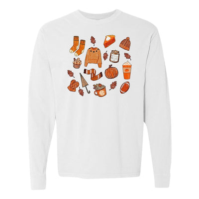 Monogramed 'Cozy Fall' Long Sleeve T-Shirt - United Monograms