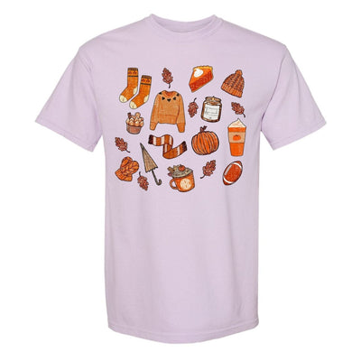 Monogramed 'Cozy Fall' T-Shirt - United Monograms