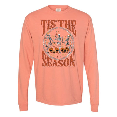 Monogramed 'Tis The Season Skeletons' Long Sleeve T-Shirt - United Monograms