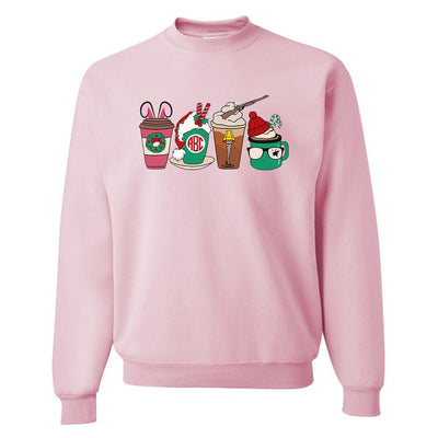 Monogrammed 'A Christmas Story Movie Cups' Crewneck Sweatshirt - United Monograms