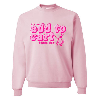 Monogrammed 'Add To Cart' Crewneck Sweatshirt - United Monograms